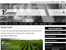 Tablet Screenshot of everfilt.com